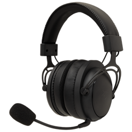 White Shark WGH-2443B Gorilla Pro vezeték nélküli gamer fejhallgató (Bluetooth, mikrofon, 53 mm, 3,5 mm jack, fekete)