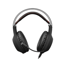 White Shark Wildcat gamer fejhallgató (mikrofon, 50 mm, vezetékes 3,5 mm + USB, 2,2 m, LED, PC/PS4/5/Xbox, fekete)