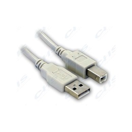 Wiretek USB összekötő kábel (A dugó / B dugó, 5 m)