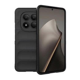Xiaomi Redmi Note 15 Pro szilikon telefonvédő (ütésállóság, kameravédő, 3D) FEKETE
