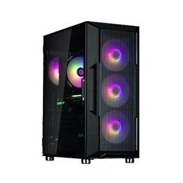 Zalman i3 Neo ARGB V2 (midi torony, ATX, ablakos, fekete)