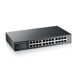 Zyxel GS1915-24E 24-port Gigabit Smart Managed Switch (fémházas, rackbe szerelhető)