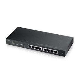 Zyxel GS1915-8 switch (8x1GbE, fémházas, menedzselhető)
