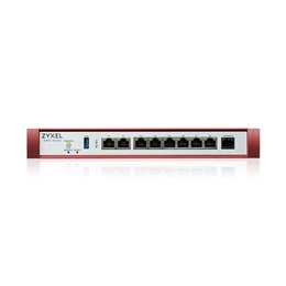 Zyxel USG FLEX 200HP (1 x 2,5-GbE, 6 x 1-GbE, 1 x PoE+, USB 3.0, konzol, 1 év Security Bundle)