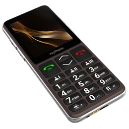 myPhone Bueno LTE Praline Collection mobiltelefon (2,8", IPS, 240×320, 48 MB RAM, 128 MB belső, microSD max 64 GB, 2000