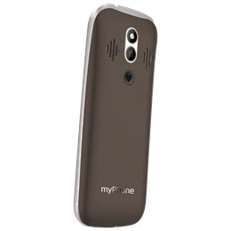 myPhone Halo 4 Plus LTE mobiltelefon (3,5", IPS, 240×320, 2500 mAh, Dual SIM, 4G LTE, barna)