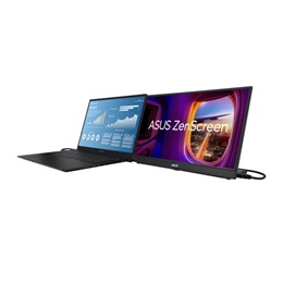 17,3" ASUS MB17AHG ZenScreen hordozható monitor (IPS, 1920x1080, 144Hz, 2xUSB Type-C+Mini HDMI, fekete)