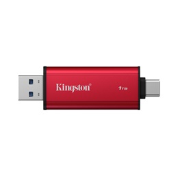 1 TB Kingston Hordozható SSD (USB-A, USB-C, USB 3.2 Gen 2, olvasás max. 1050 MB/s, írás max. 950 MB/s, külső)