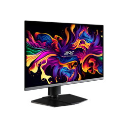 26,5" MSI MPG 272URX monitor (QD-OLED, 3840x2160 (UHD), 240Hz, DP+2xHDMI+USB-C, 2xUSB, fekete)