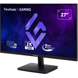 27" ViewSonic VX27G1-2K monitor (IPS, 2560x1440, QHD, 1ms, 180Hz, HDR10, DP+HDMI+audio, fekete)