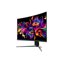31,5" MSI MAG 321CUP monitor (QD-OLED, UHD 3840x2160, 165Hz, 0,03ms, DP+HDMI+USB-C, 1700R, fekete)