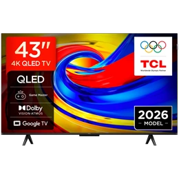 43" TCL 43P7L 4K QLED TV