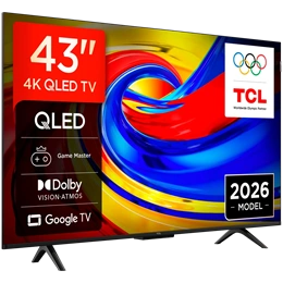 43" TCL 43P7L 4K QLED TV