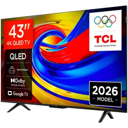 43" TCL 43P7L 4K QLED TV