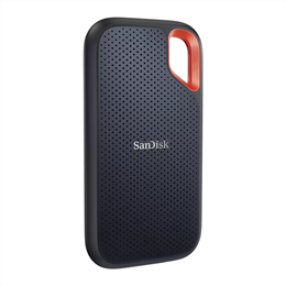 500 GB SanDisk Extreme SSD Portable NVMe SSD (külső, USB-C, 1050 MB/s olvasás, 1000 MB/s írás, IP55)