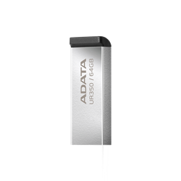 64 GB Pendrive USB 3.2 ADATA UR350 (USB-A, fémházas, fekete)