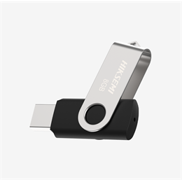 8 GB Pendrive USB 2.0 HikSemi M200S Rotary (szürke, fekete)
