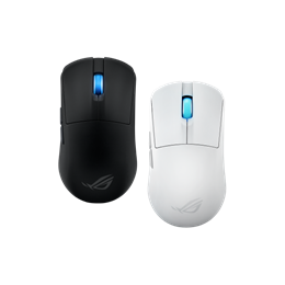 ASUS ROG Harpe Ace Mini gamer vezetékes/vezeték nélküli egér (fehér, optikai, 42000 DPI, 5 gomb, USB-A, Bluetooth 5.1, R