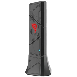 ASUS ROG USB-BE92 (WiFi 7 802.11be, tri-band, 6500 Mbps, 2,4/5/6 GHz, USB 3.0, Type-A/Type-C, fekete)
