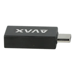 AVAX AD602 CONNECT+ OTG adapter (Type-C - USB-A, fekete)