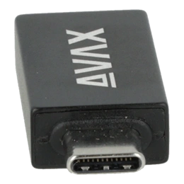 AVAX AD602 CONNECT+ OTG adapter (Type-C - USB-A, fekete)