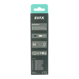 AVAX AD602 CONNECT+ OTG adapter (Type-C - USB-A, fekete)