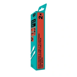 AVAX CB4302 kábelcsomag (2x USB-A–Lightning, 1,5 m, 18W, puha szilikon, fehér)