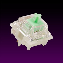 AVAX Gateron Baby Kangaroo V2.0 taktilis kapcsoló (10 db, 59±8 gf, 2,0 mm előút, POM szár, átlátszó felső ház)