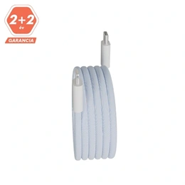AVAX Magnety mágneses gyorstöltő kábel (USB-C - Lightning, 27W, fonott, 1 m, világoskék)