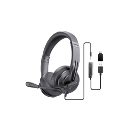 Advance Smartphonics 650 mikrofonos fejhallgató (USB/3,5 mm jack, vezetékes, 1,2 m kábel, sztereó, fekete)