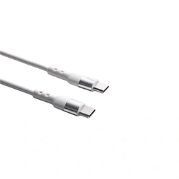 Akyga AK-USB-39 USB-C kábel (0,5 m, 2x USB-C, max. 60 W, 480 Mbps, fehér)