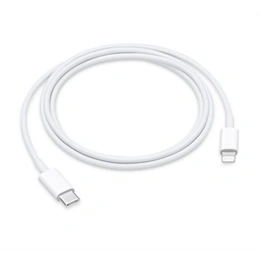 Apple adatkábel (Type-C - Lightning, gyorstöltés, 100 cm, fehér)