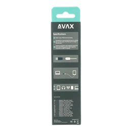 Avax AD601 CONNECT+ USB-A - Type-C átalakító (USB-A x1, Type-C x1, gyors adatátvitel, fekete)