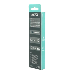 Avax AD601 CONNECT+ USB-A - Type-C átalakító (USB-A x1, Type-C x1, gyors adatátvitel, fekete)