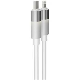 Avax GLOWY CB315 töltő- és adatkábel (2 m, 27W, USB-C - Lightning, puha szilikon, LED világítás, Battery Protection, gyo