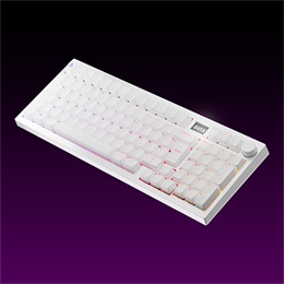 Avax GM03 Pro billentyűzet (HU, vezetékes, Bluetooth, 2.4 GHz, mechanikus, red switch, világítás, fehér)
