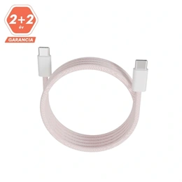 Avax Magnety CB610P gyorstöltő kábel (USB-C - USB-C, 100W, fonott, mágneses, 1 m, rózsaszín)