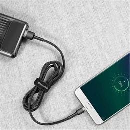 Baseus Cafule töltőkábel (USB Type-A – Micro USB, 2 m, 7,5 W, 480 Mbps, fekete, szürke)