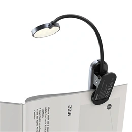 Baseus Comfort Reading Mini Clip vezeték nélküli csíptethető olvasólámpa (350 mAh, 24/6,5/5 óra üzemidő, 4000 K, 3 W, Mi