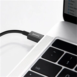 Baseus Superior gyorstöltős adatkábel (USB Type-C - Lightning, 1 m, 20 W, PD 2.0, 480 Mbps, fekete)