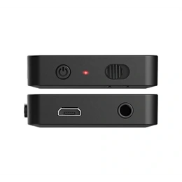 BlitzWolf Bluetooth FM adó (microUSB, 3,5 mm jack, Bluetooth 5.0, 200 mAh, fekete)