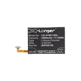 Cameron Sino mobiltelefon akku 3000mah li-polimer (3,85V, HTC 35H00256-00 kompatibilis, fekete)