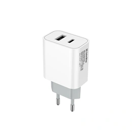 Colorway USB töltőadapter (Type-C PD + USB QC3.0, 20 W, fehér)
