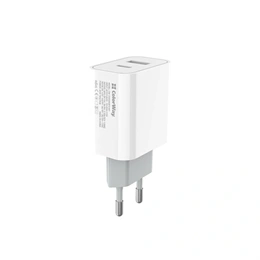 Colorway USB töltőadapter (Type-C PD + USB QC3.0, 20 W, fehér)