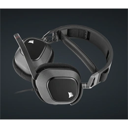 Corsair HS80 RGB USB mikrofonos fejhallgató (USB, 7.1 térhatás, RGB, fekete)