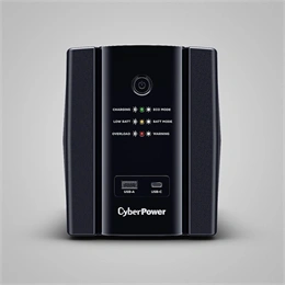 CyberPower UT2200EG szünetmentes tápegység (4 aljzat, 2200 VA, 1320 W, line-interaktív, USB)