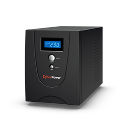 CyberPower Value 2200EILCD szünetmentes tápegység (6 aljzat IEC 320, 2200 VA, 1260 W, line-interaktív, USB, soros, LCD k