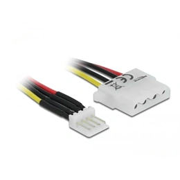 Delock Floppy -> Molex tápkábel (4 tűs Floppy -> 4 tűs Molex, 0,3 m)
