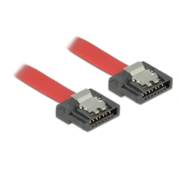 Delock SATA 3 F/F adatkábel (1 m, flexi, piros)