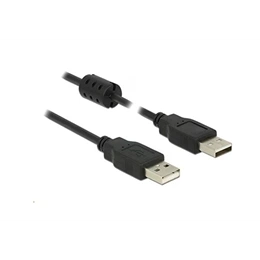 Delock USB-A 2.0 M/M adatkábel (3 m, fekete)